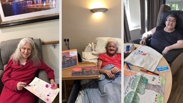 London care home Residents take part in Mental Health Awareness week activities